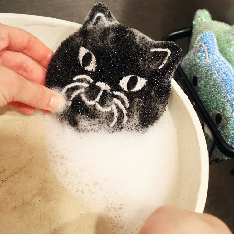 Kitty Scrub Sponges – Kikkerland Design Inc