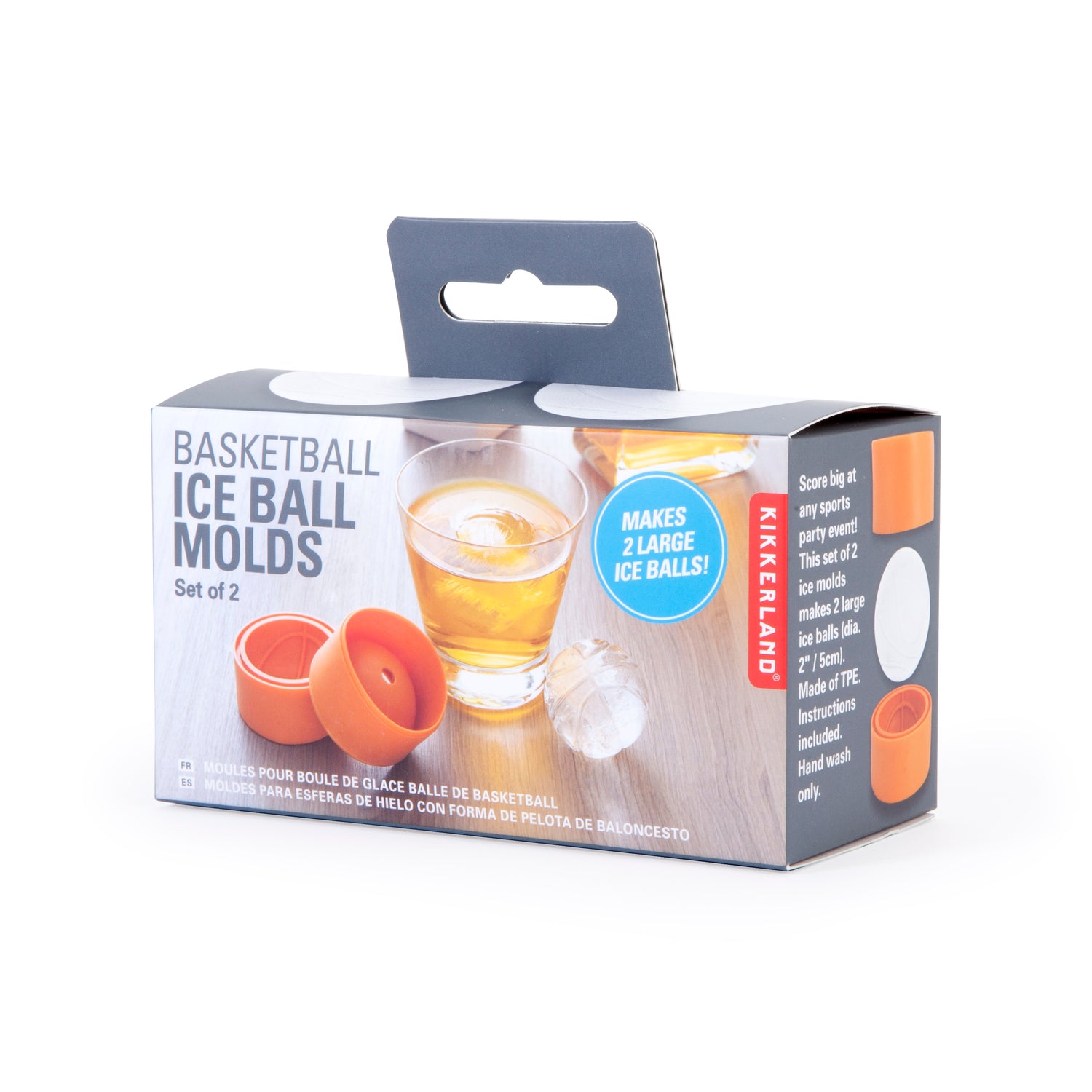 Kikkerland Design - Basketball Ice Mold Set of 2