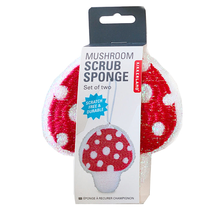 Kikkerland Mushroom Scrub Sponge - Thumbnail 3