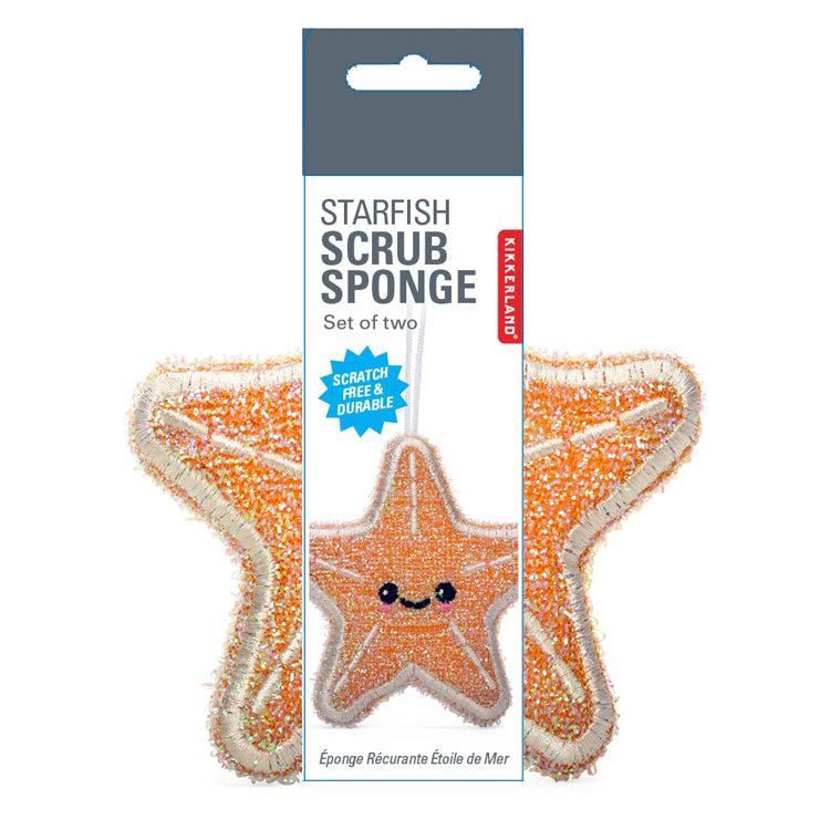 Starfish Scrub Sponge – Kikkerland Design Inc