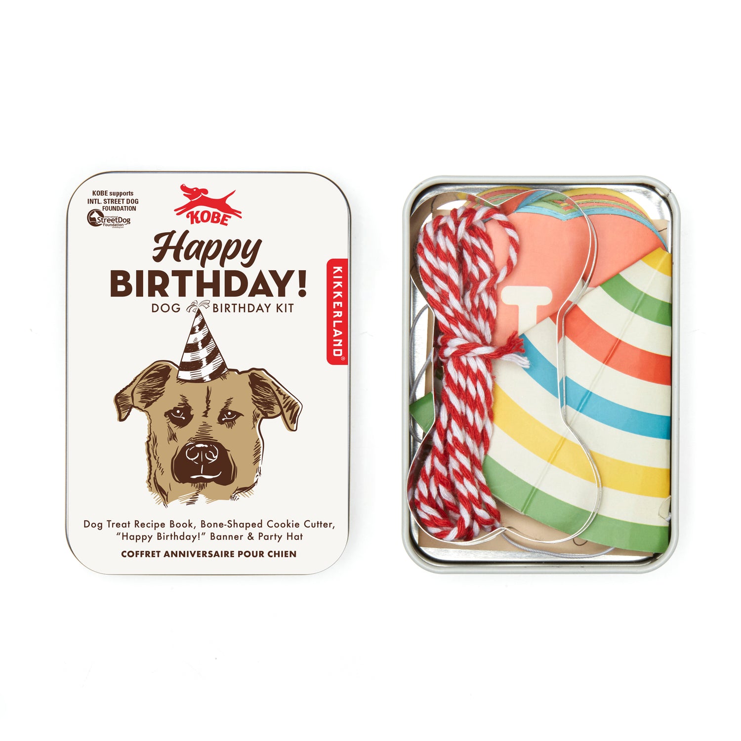 Kit d'anniversaire pour chien Kobe