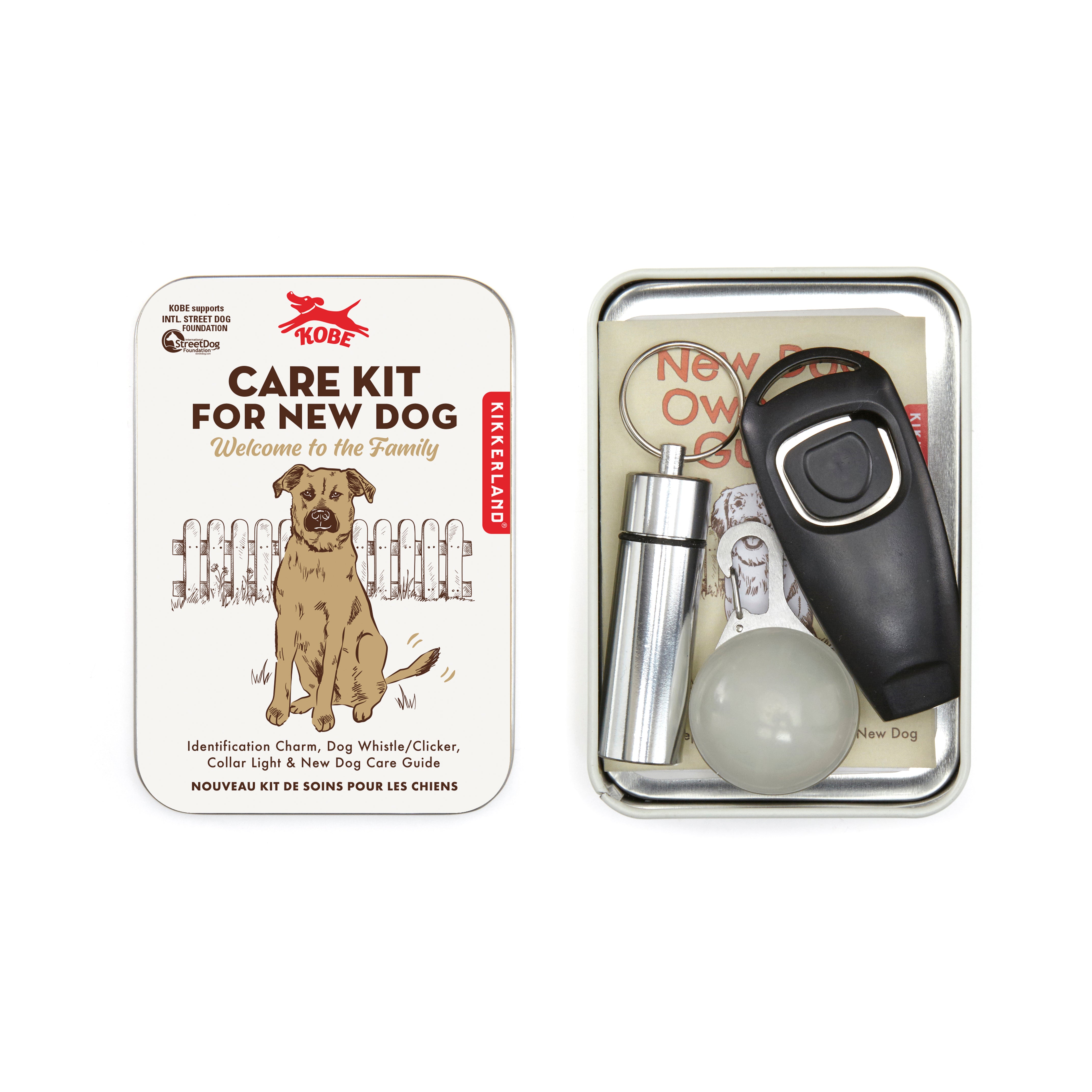 Kobe Welcome To The Family Dog Kit – Kikkerland Design Inc