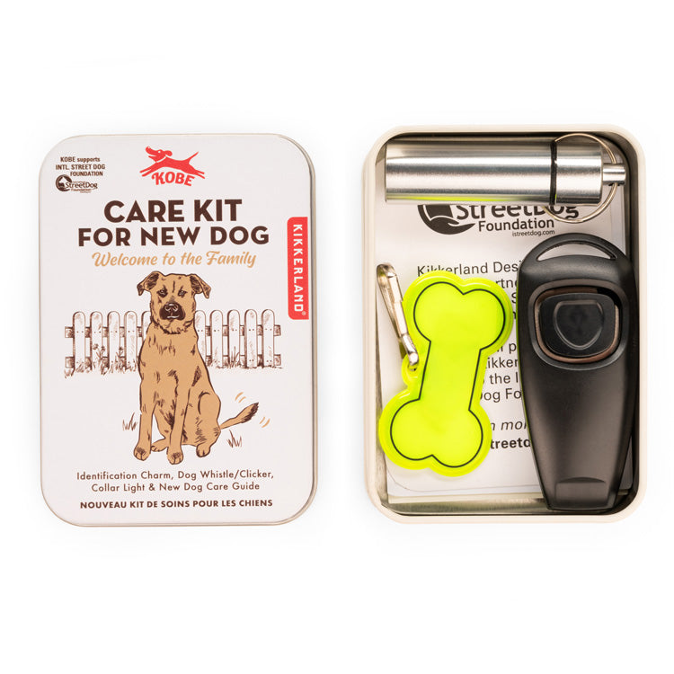 Kobe Welcome To The Family Dog Kit – Kikkerland Design Inc