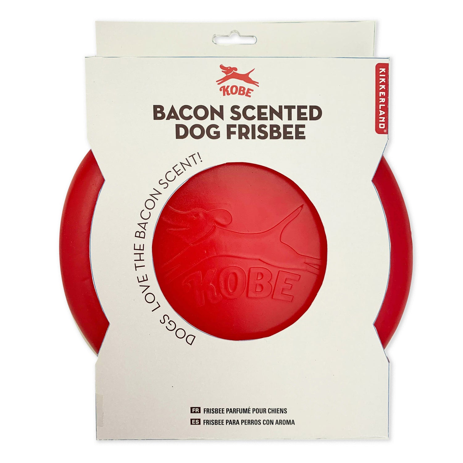 Disque volant parfumé pour chien Kobe Bacon