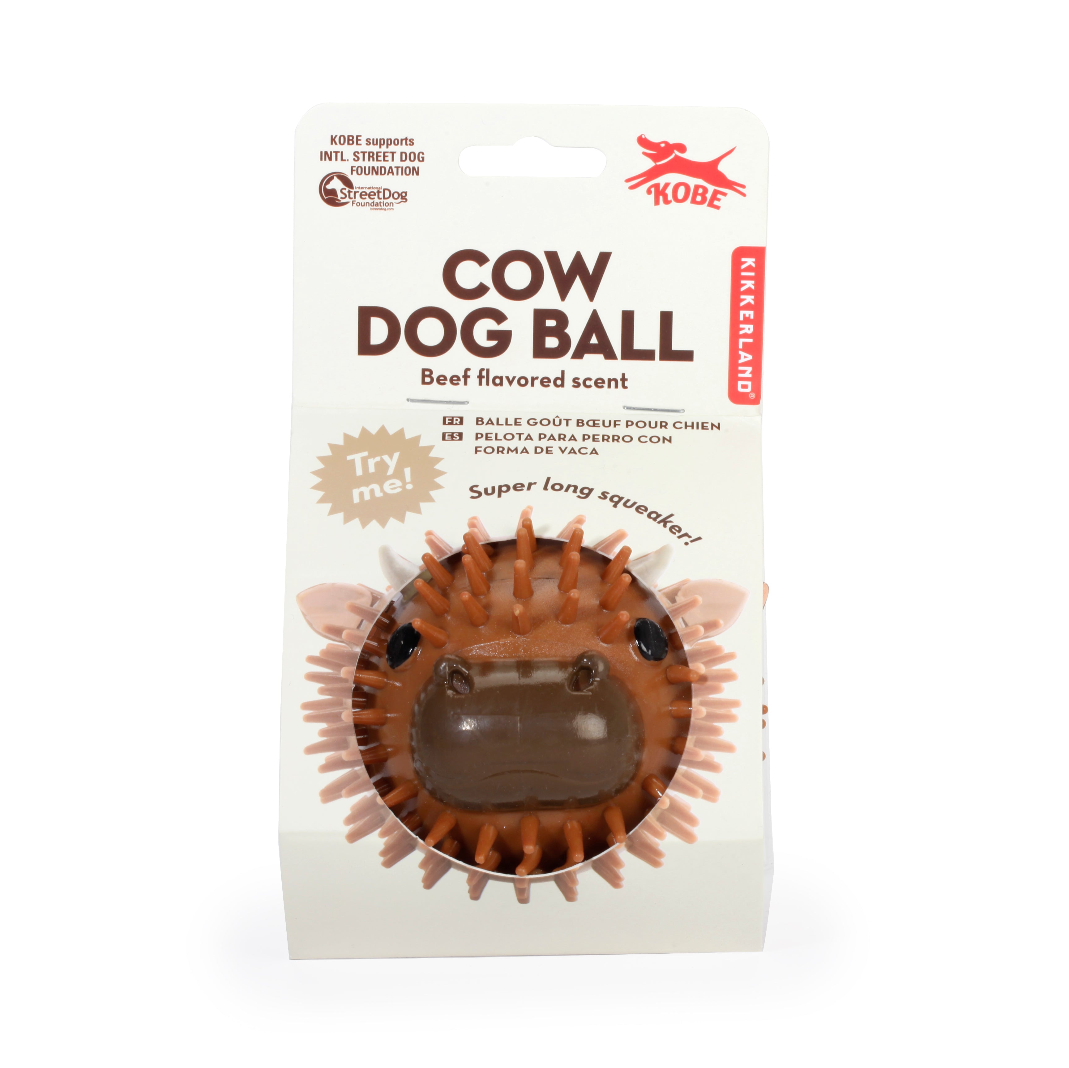Kobe Cow Dog Ball – Kikkerland Design Inc