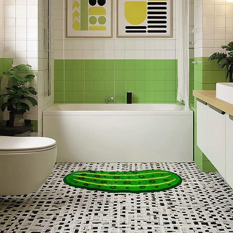 Pickle Bath Rug – Kikkerland Design Inc
