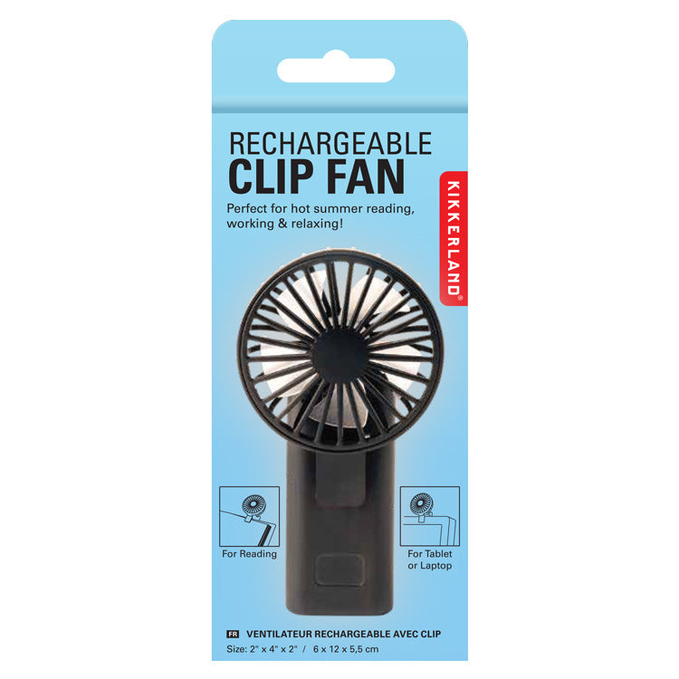 Rechargeable Book Fan – Kikkerland Design Inc