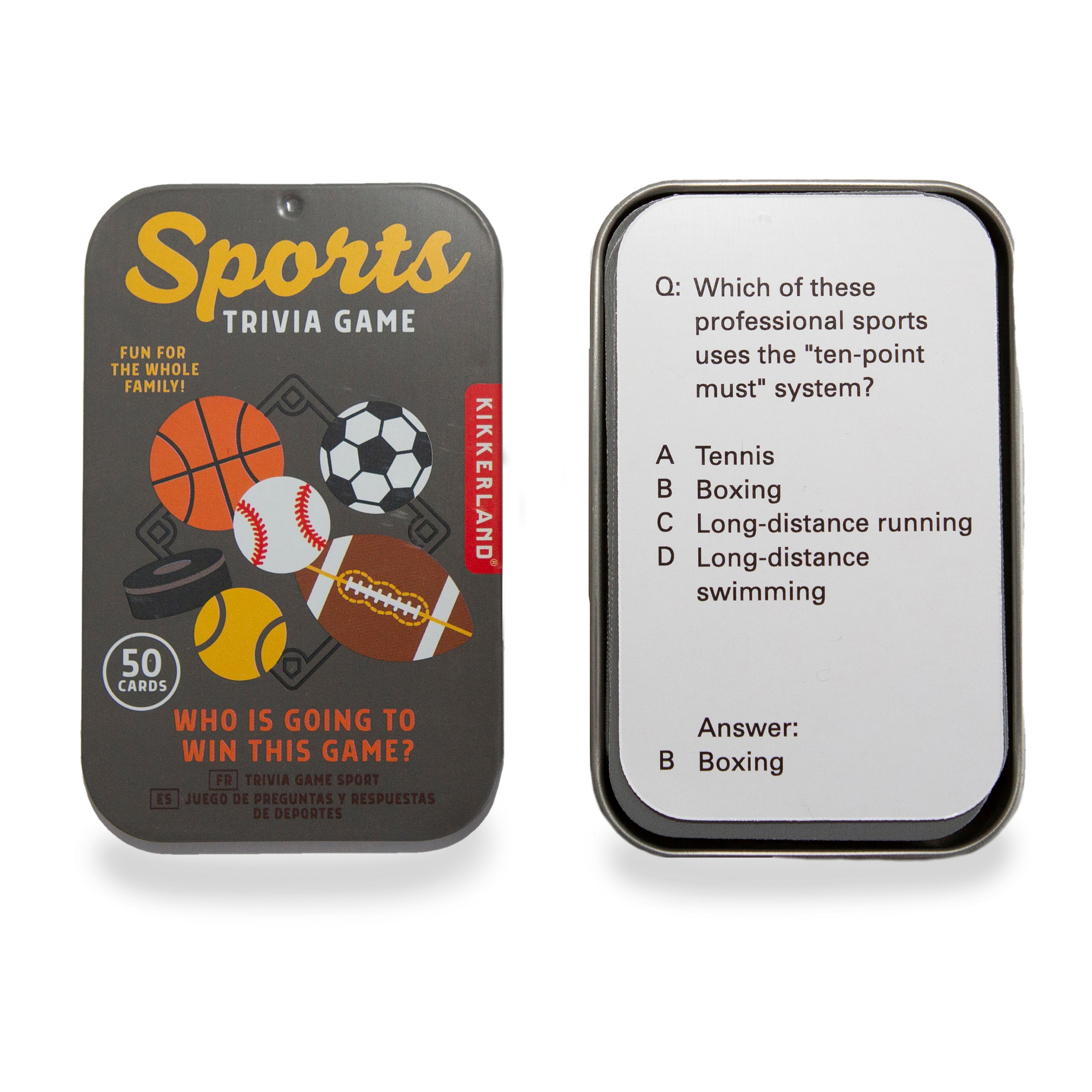 趣味・スポーツ・実用 Signs of the Times-Tick-Talk Sports Trivia Game – Kikkerland Design Inc