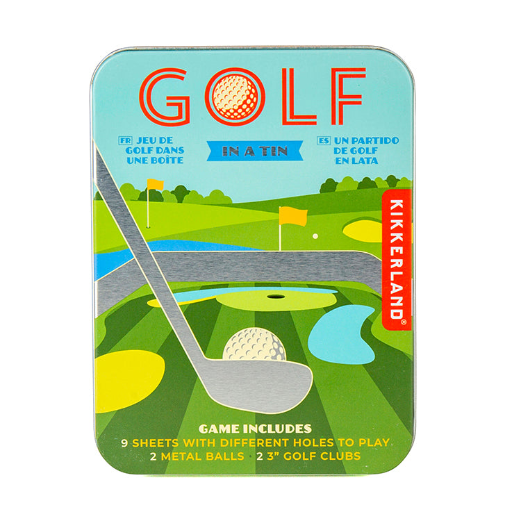 Golf in a Tin – Kikkerland Design Inc