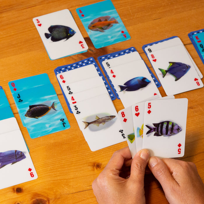 3D Fish Poker Size Playing Cards