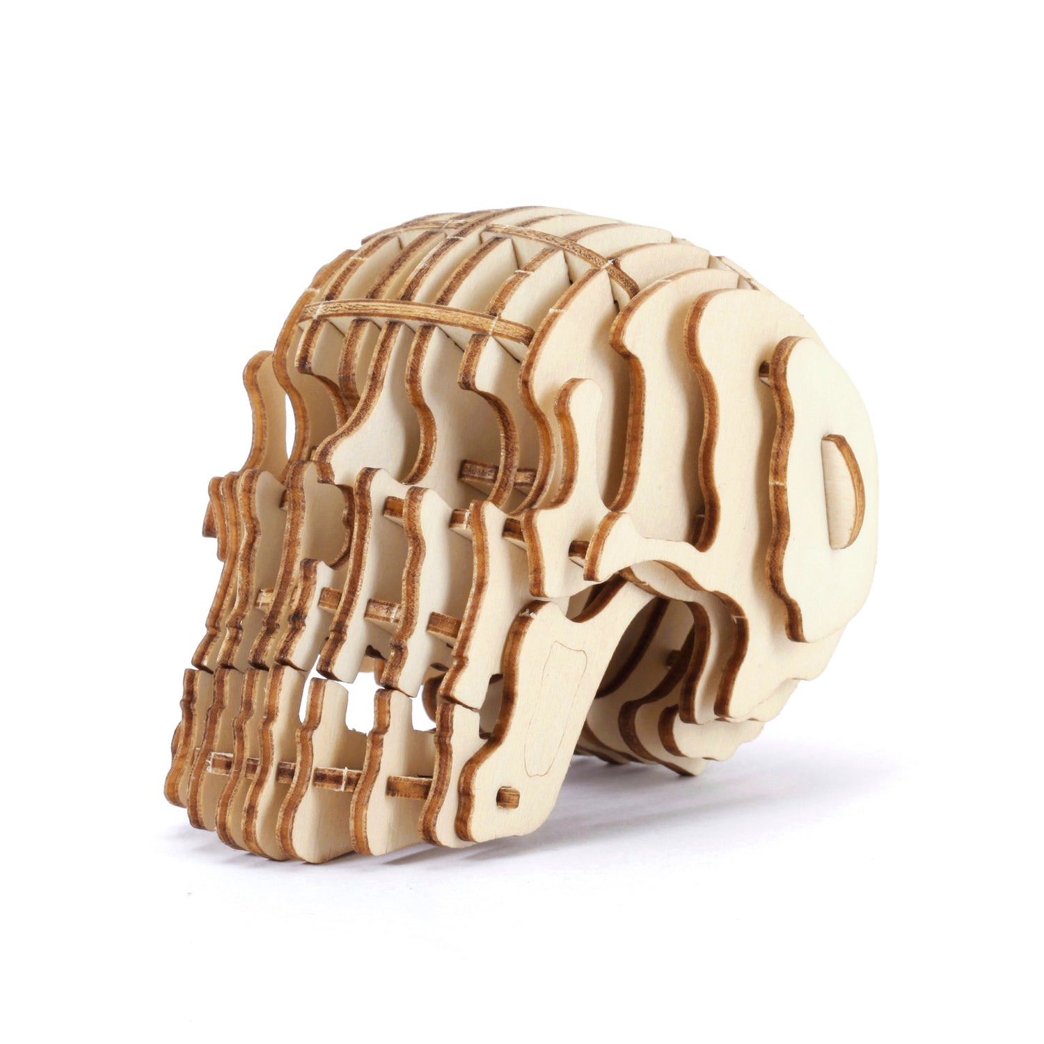 Puzzle en bois 3D crâne