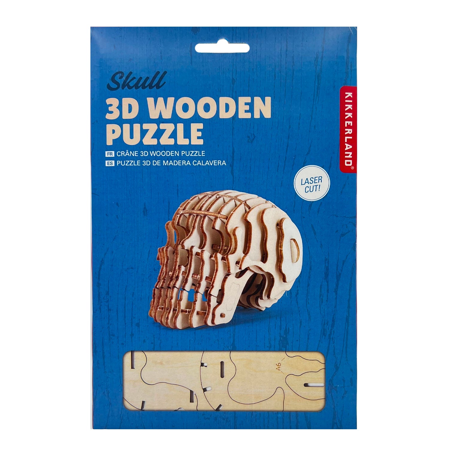 Schedel 3D Houten Puzzel