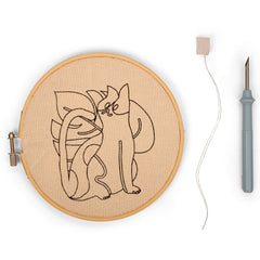 Cat Punch Needle Kit