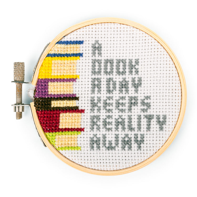 Books Mini Cross Stitch Embroidery