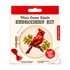 Cardinal MiniCross StitchEmbroidery