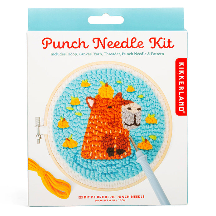 Capybara Punch Needle – Kikkerland Design Inc