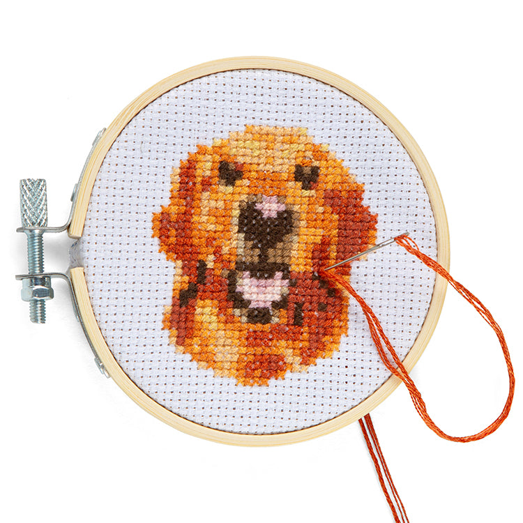 Dog Mini Cross Embroidery Kit
