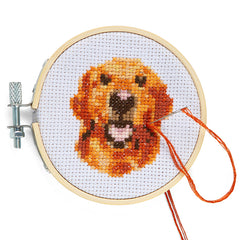 Dog Mini Cross Embroidery Kit