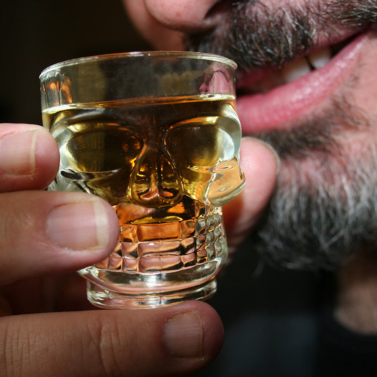 Shot Glass + Skull