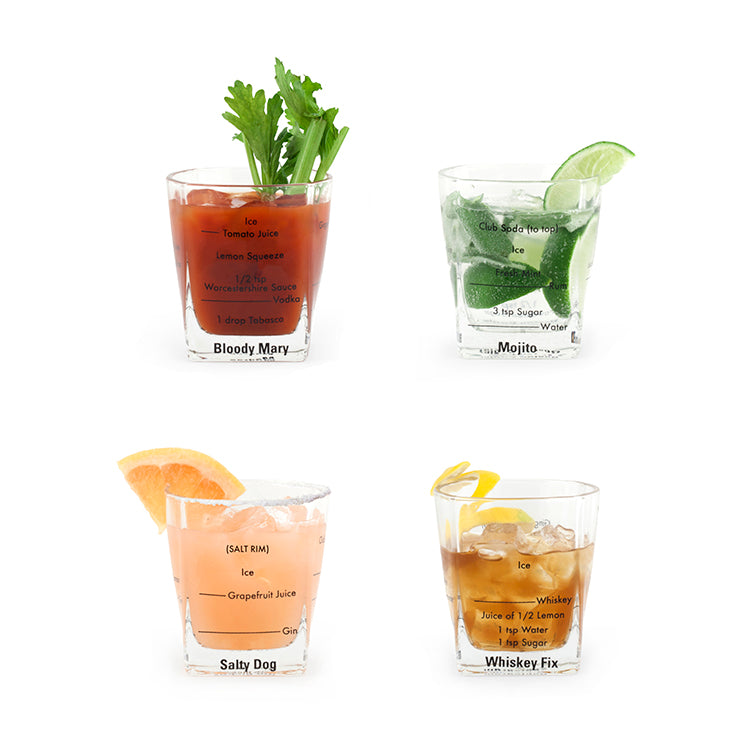 Kikkerland Bartending Glass, Tall
