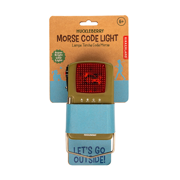 Huckleberry Morse Code Light – Kikkerland Design Inc