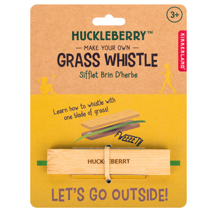 Huckleberry Grass Whistle – Kikkerland Design Inc