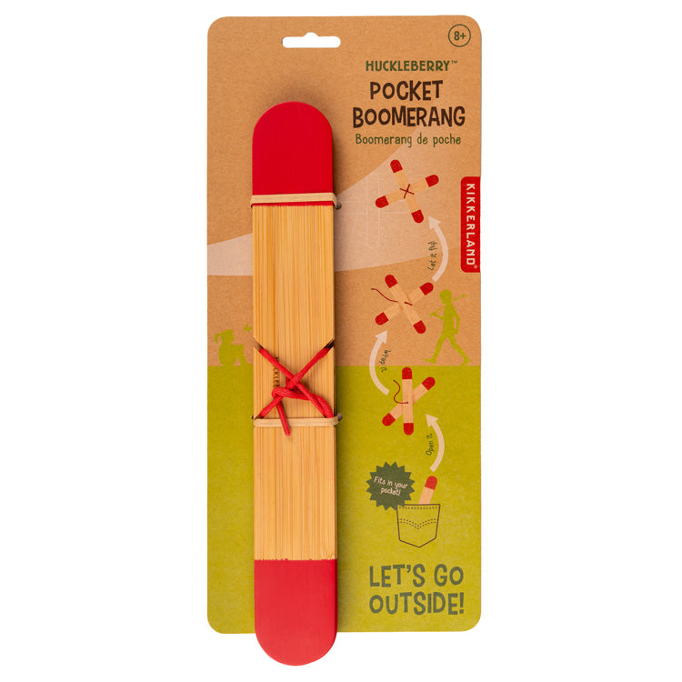 Huckleberry Pocket Boomerang – Kikkerland Design Inc