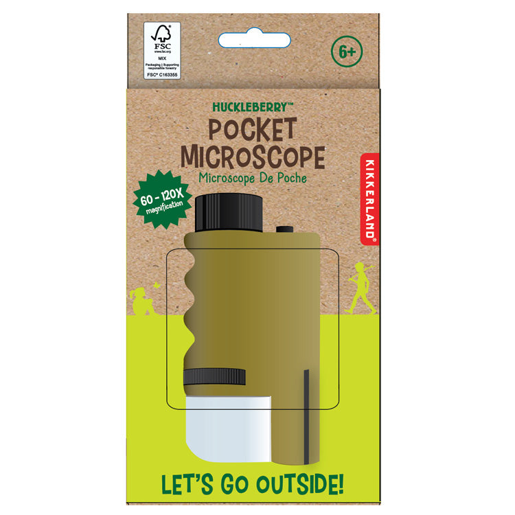 Huckleberry Pocket Microscope – Kikkerland Design Inc