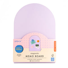 Inkerie Purple Magnetic Memo Board