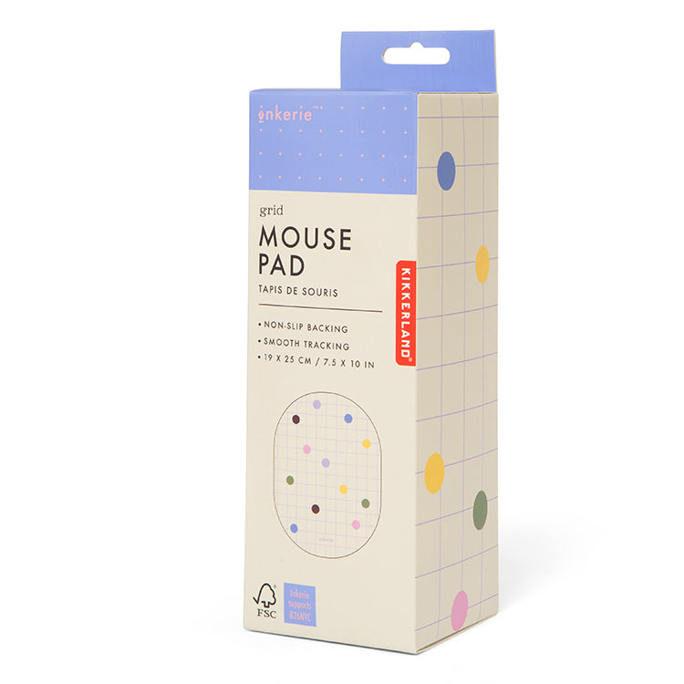 Inkerie Grid Mouse Pad