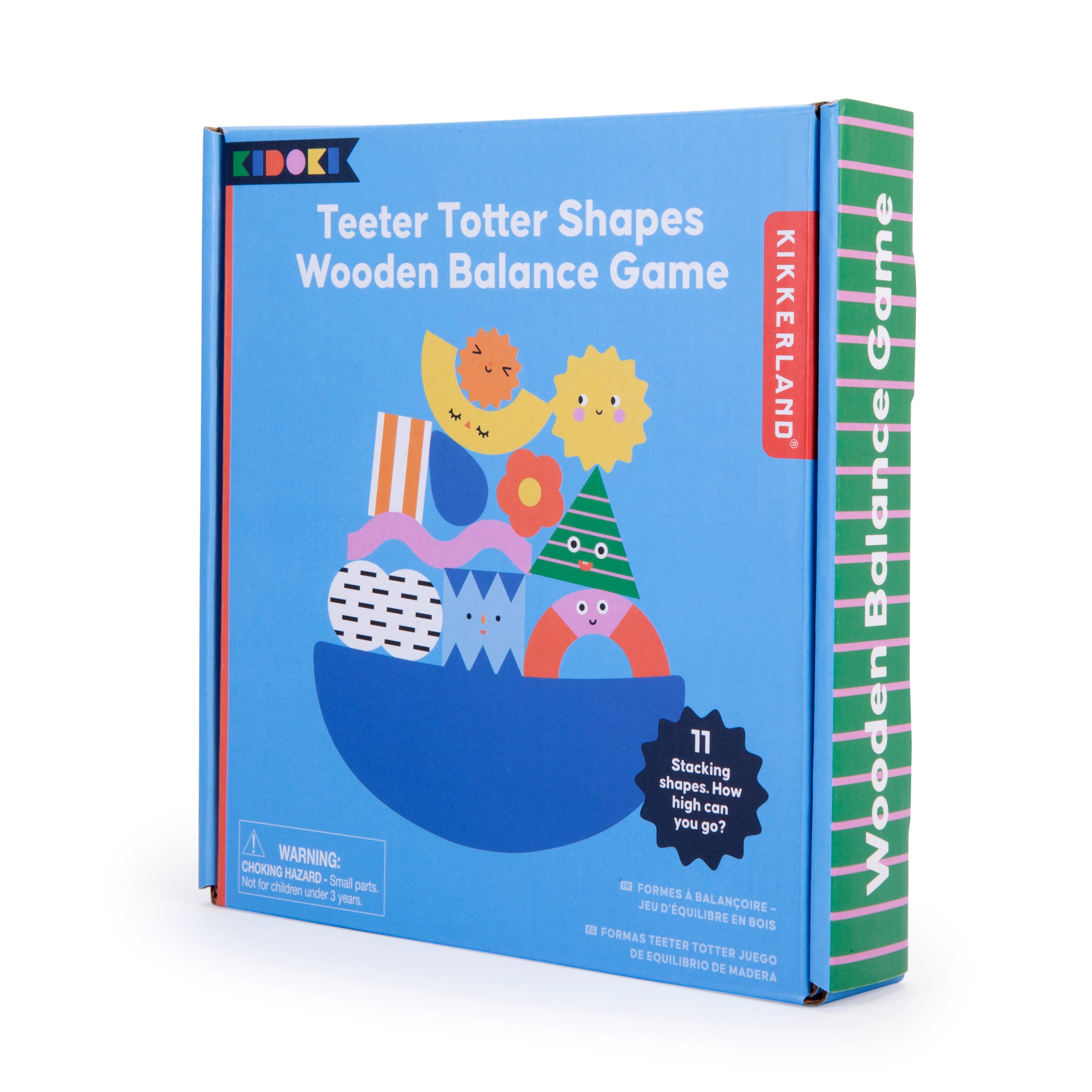 Teeter Totter Shapes Wood BalanceGame — Kikkerland Design Inc