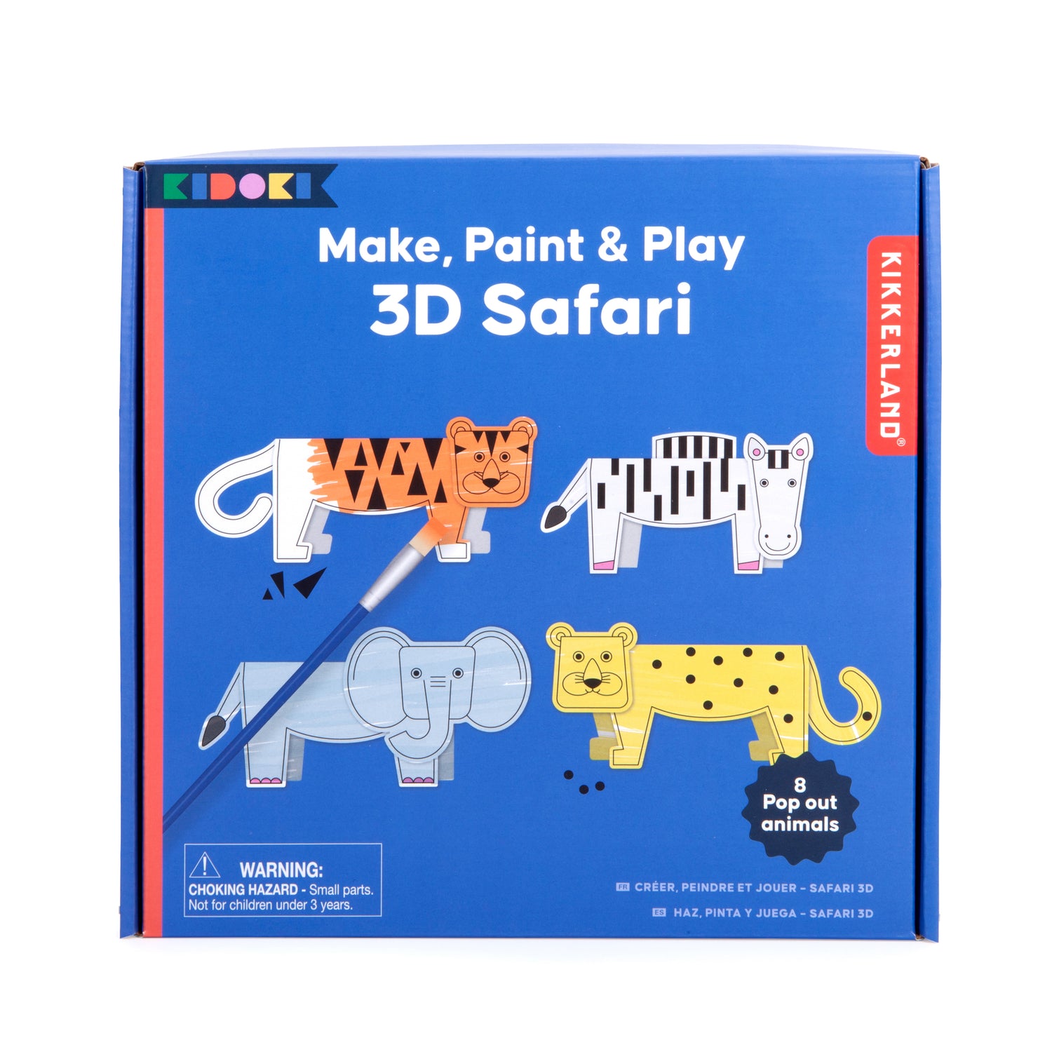 Kidoki Make, Paint & Play: 3D Safari