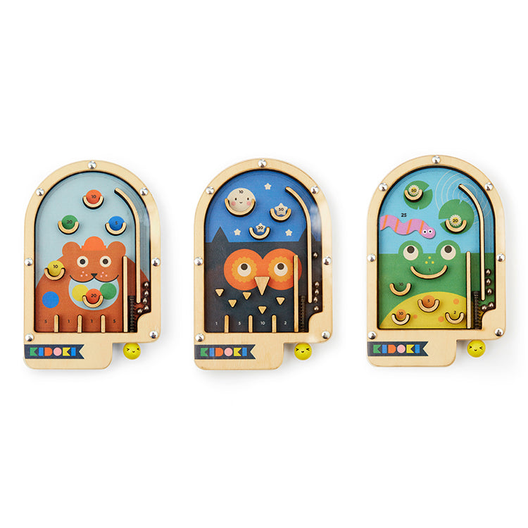 Flipper en bois Kidoki