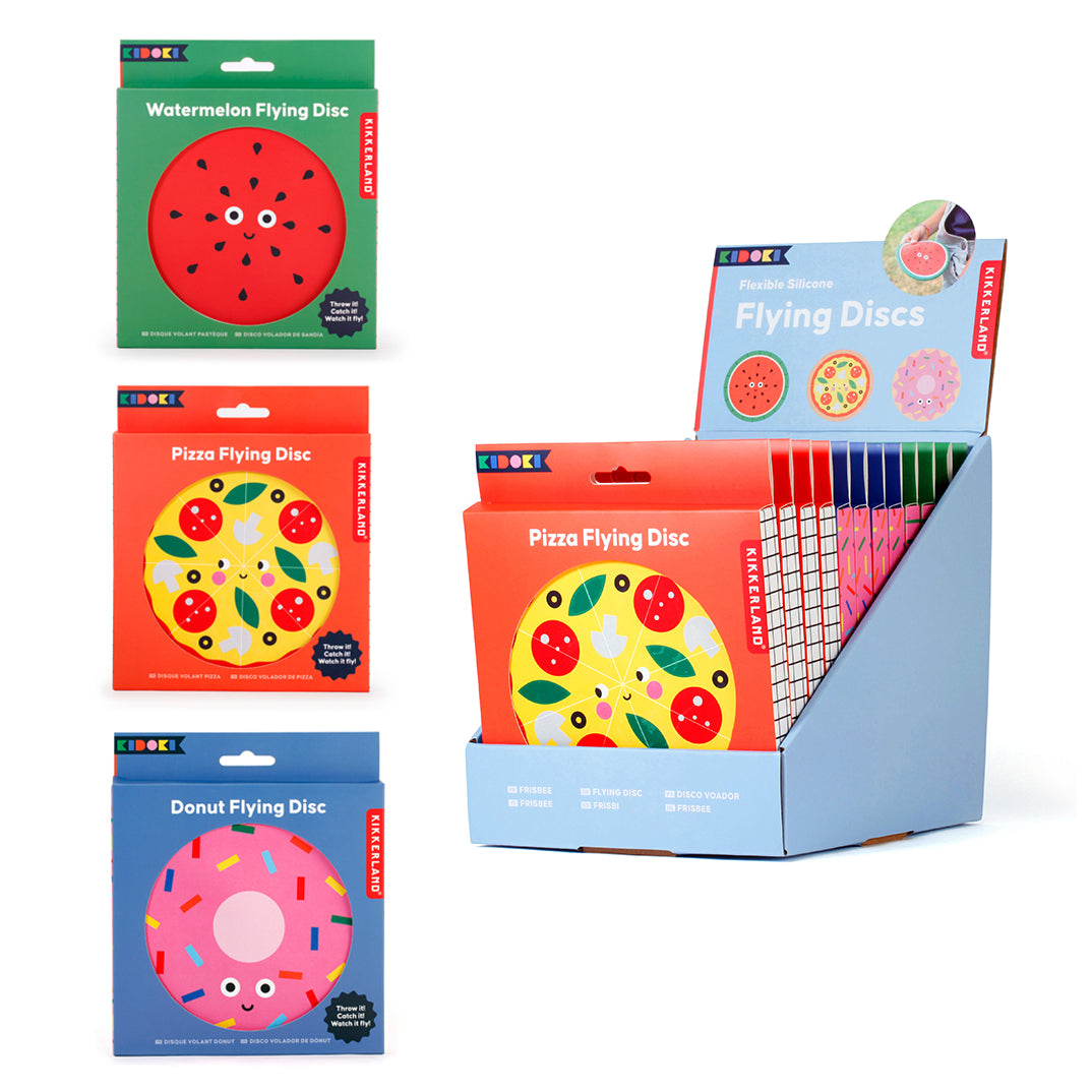 Kidoki Flexible Silicone Flying Discs – Kikkerland Design Inc
