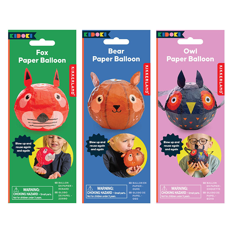 Kidoki Paper Balloons – Kikkerland Design Inc