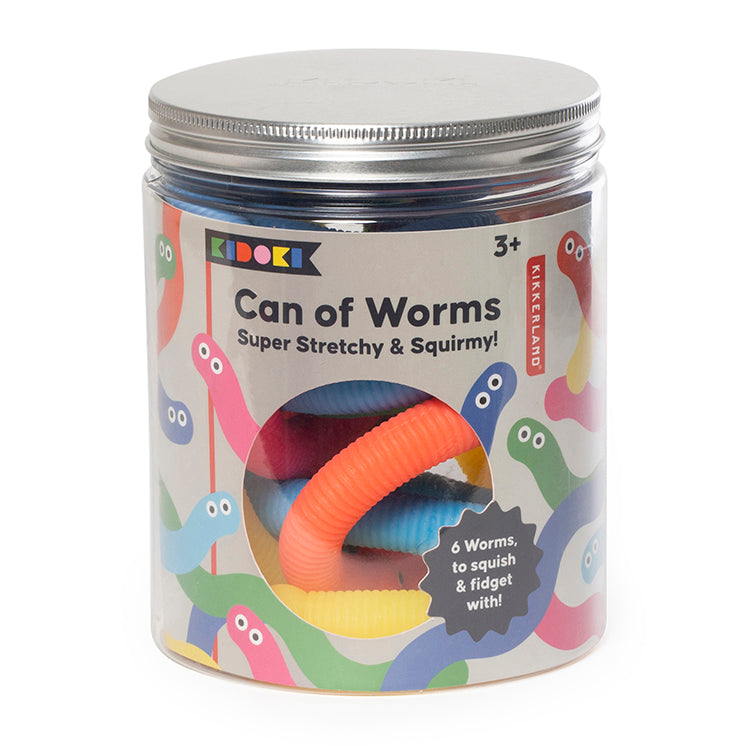 Kidoki Can of Worms – Kikkerland Design Inc