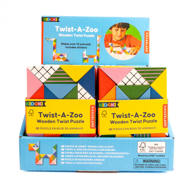 【KIKI】 Kidoki Twist-A-Zoo – Kikkerland Design Inc