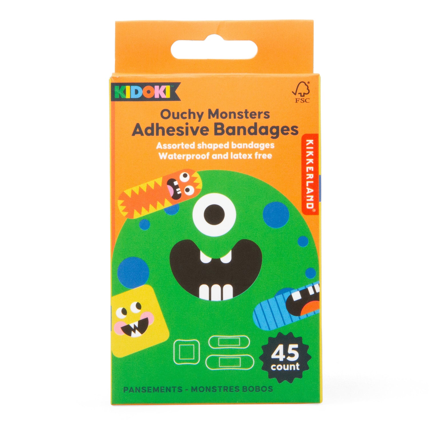 Kidoki Ouchy Friends Adhesive Bandages