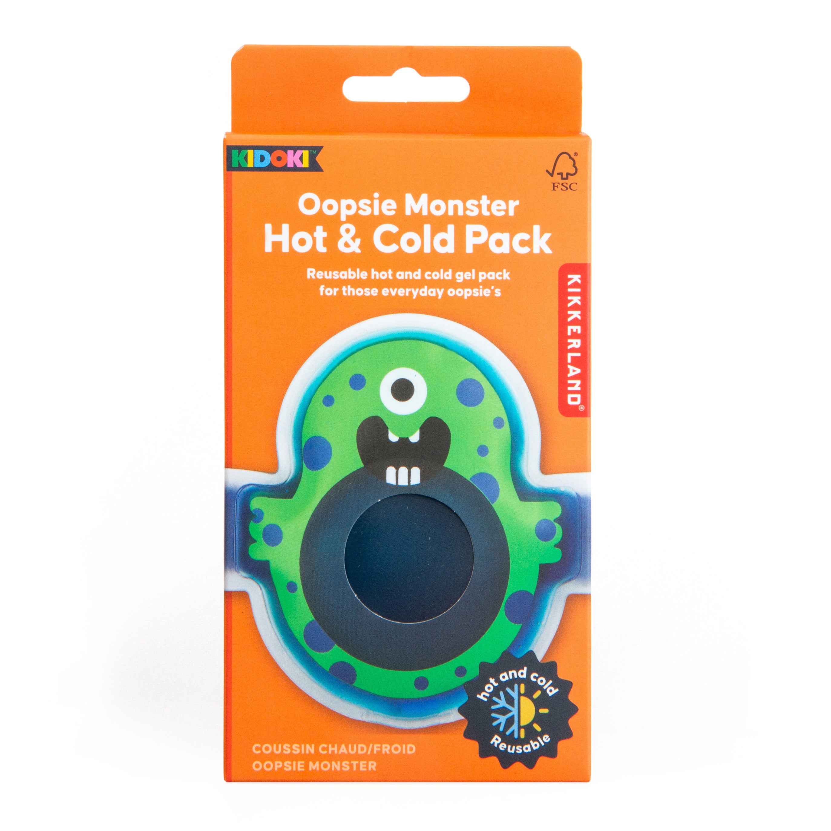 Kidoki Oopsie Monster Hot & Cold Pack – Kikkerland Design Inc