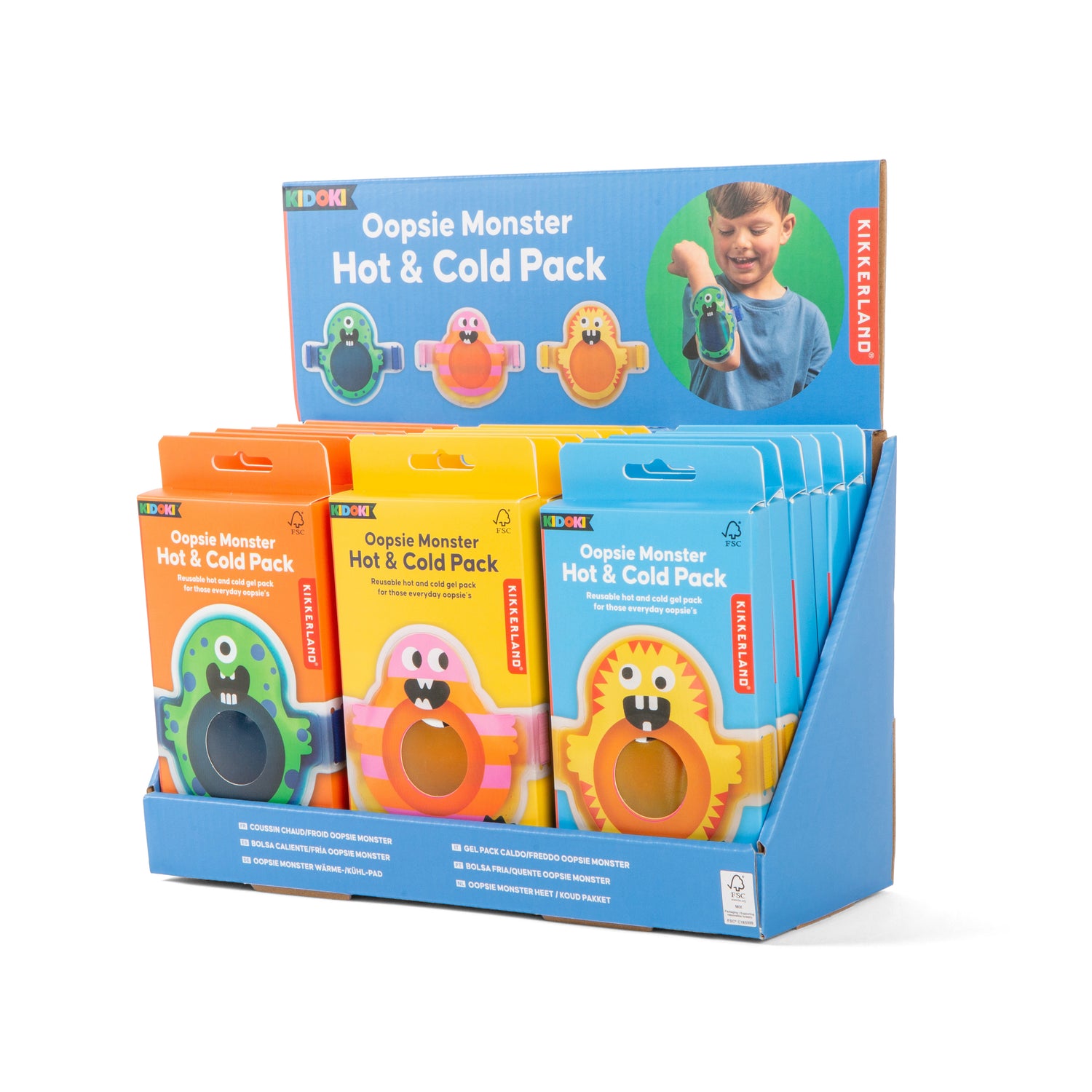 Kidoki Oopsie Monster Hot & Cold Pack