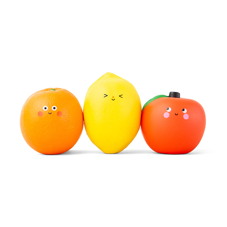 Kidoki Fruit Squishies – Kikkerland Design Inc