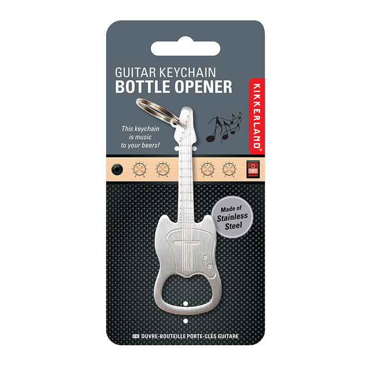 Guitar Keychain Bottle Opener – Kikkerland Design Inc