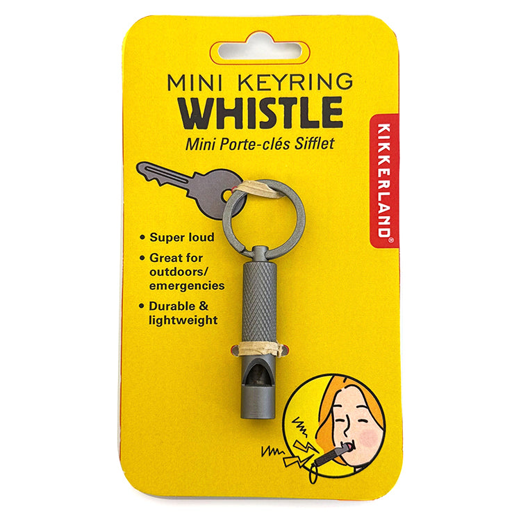 Mini Keyring Whistle – Kikkerland Design Inc
