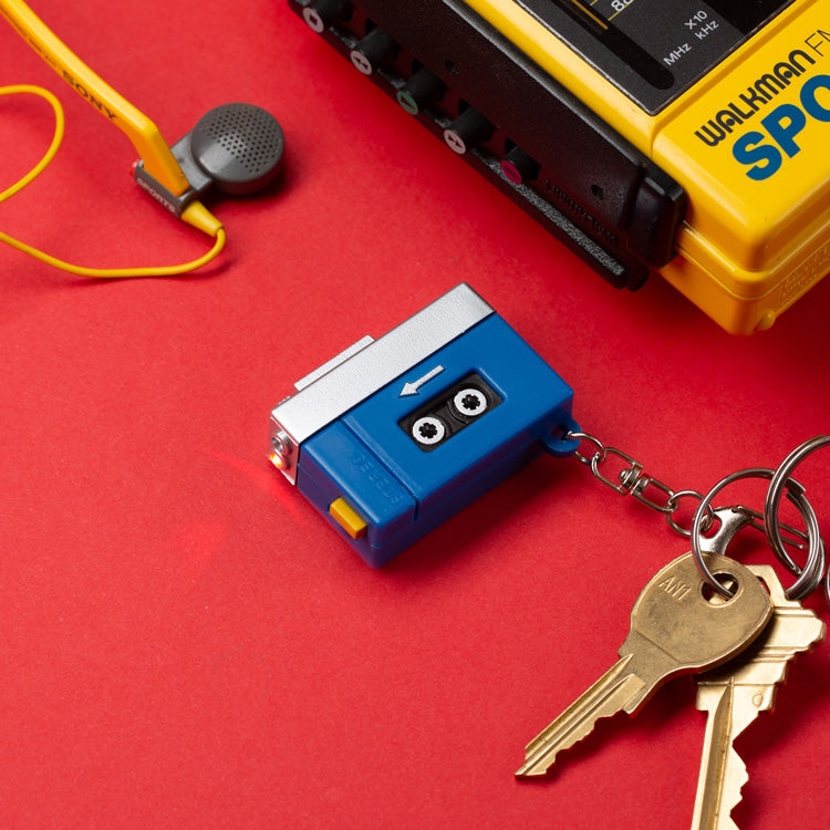 Tape Player Led Keychain – Kikkerland Design Inc