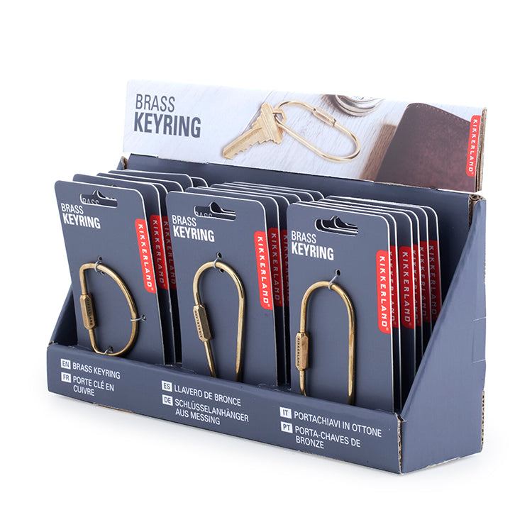 Brass Keyring – Kikkerland Design Inc