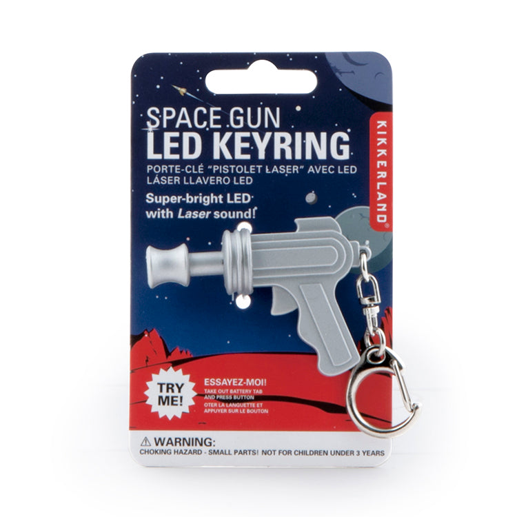 Space Gun Led Keychain