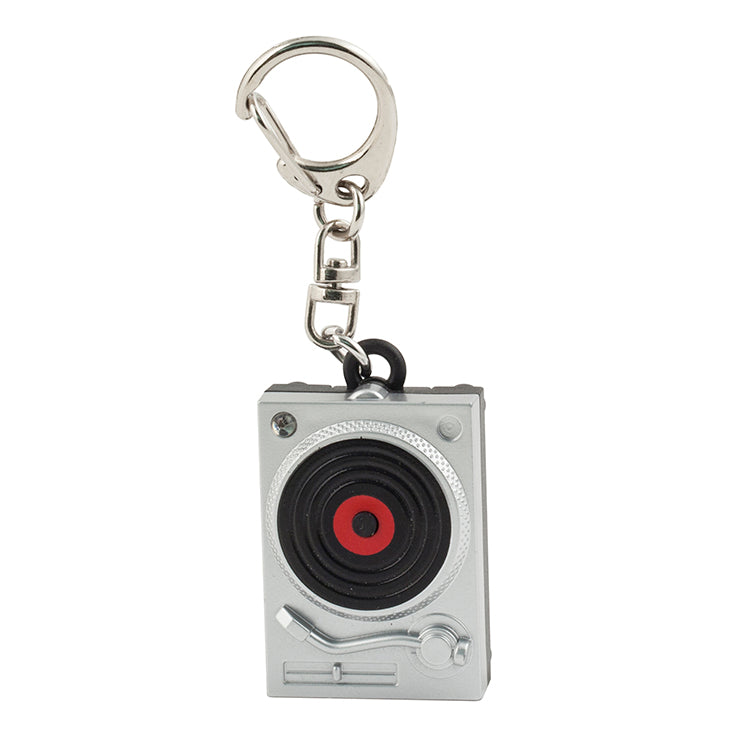 Turntable LED Keychain