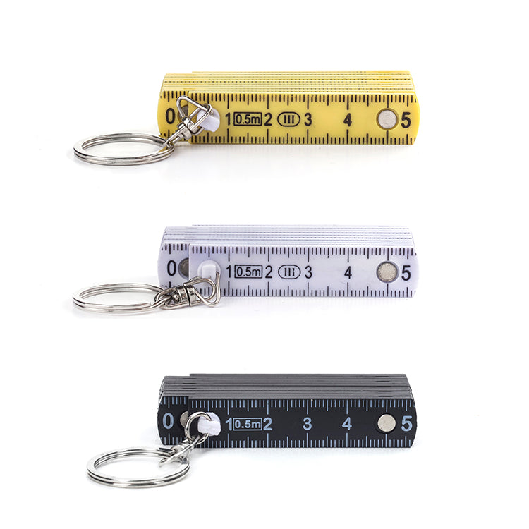 Mini Folding Ruler Keyring