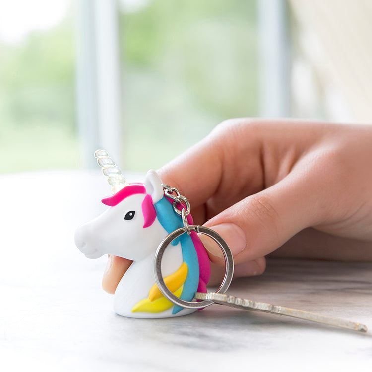 Unicorn LED keychain