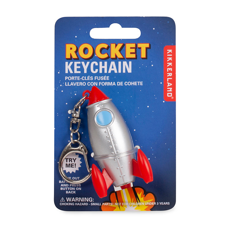 Rocket LED & Sound Keychain – Kikkerland Design Inc